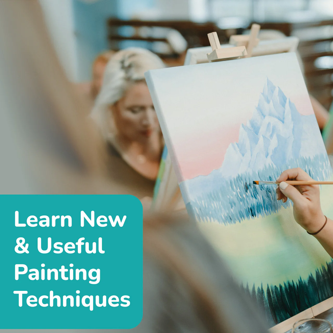 April Showers Paint Party Kit - 16x20 - Image 3