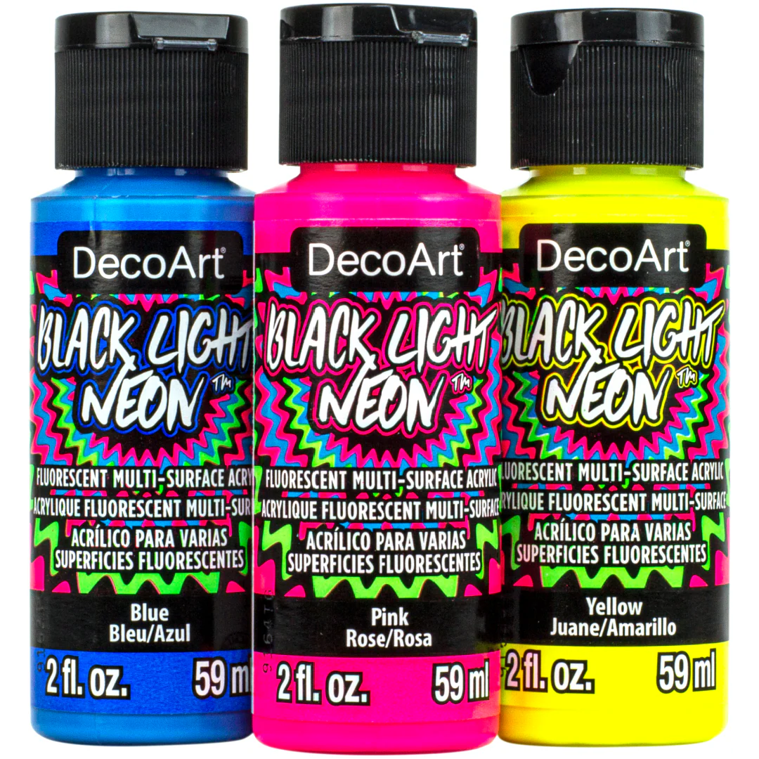 Black Light Neon Paint