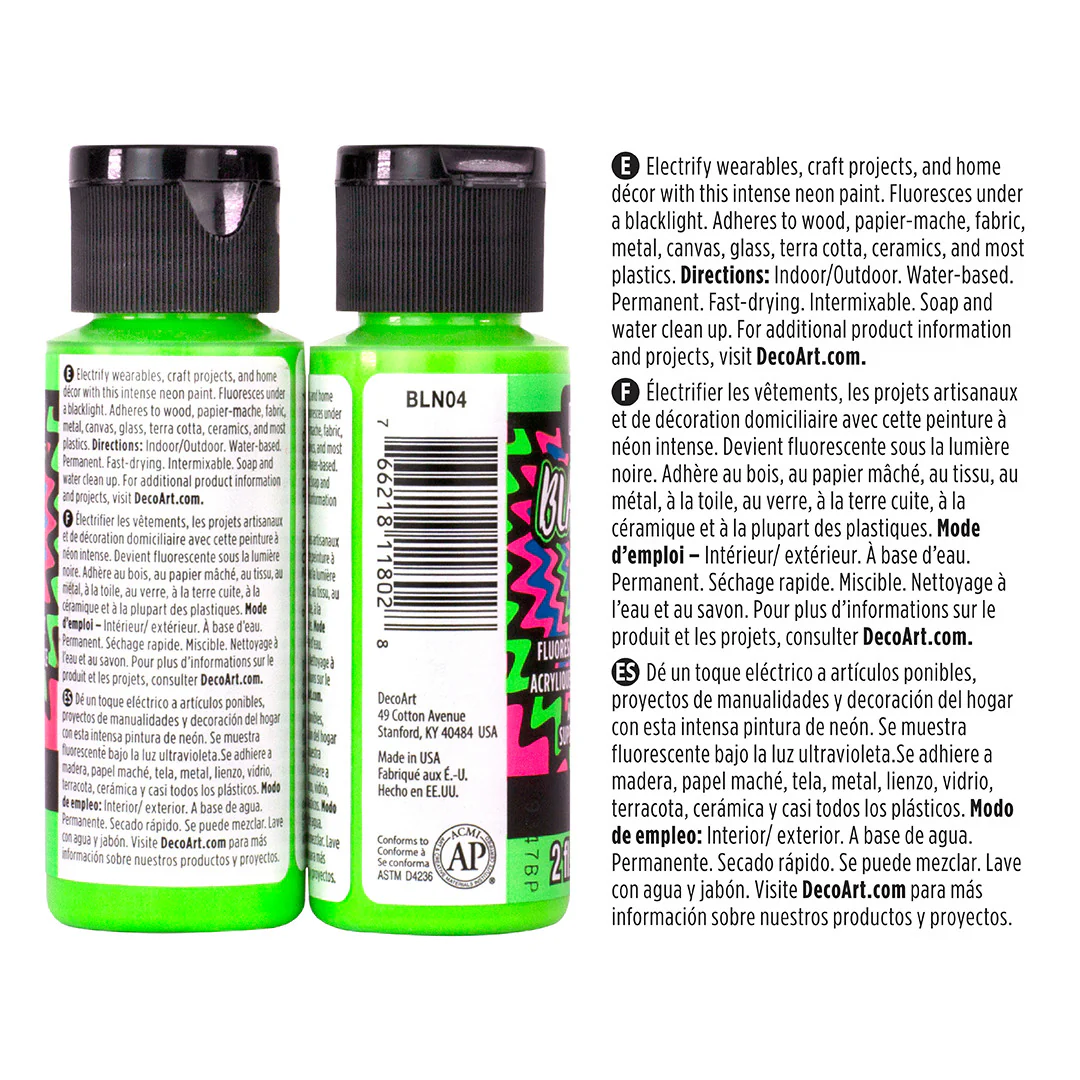 Black Light Neon Paint - Image 10