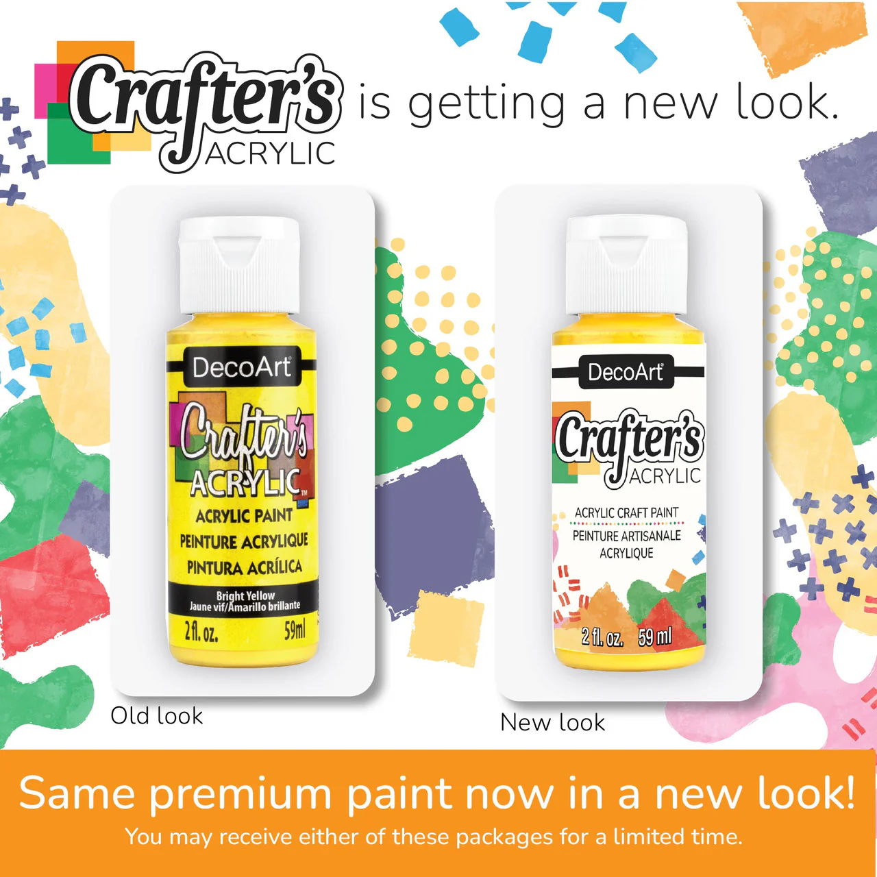 Crafter's Acrylic Brights Acrylic Paint Set - Image 4