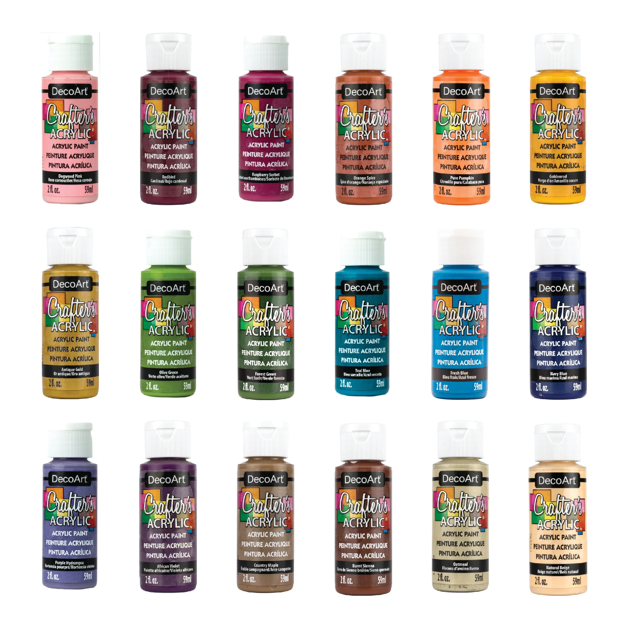 Crafter's Acrylic Fall Paint Set