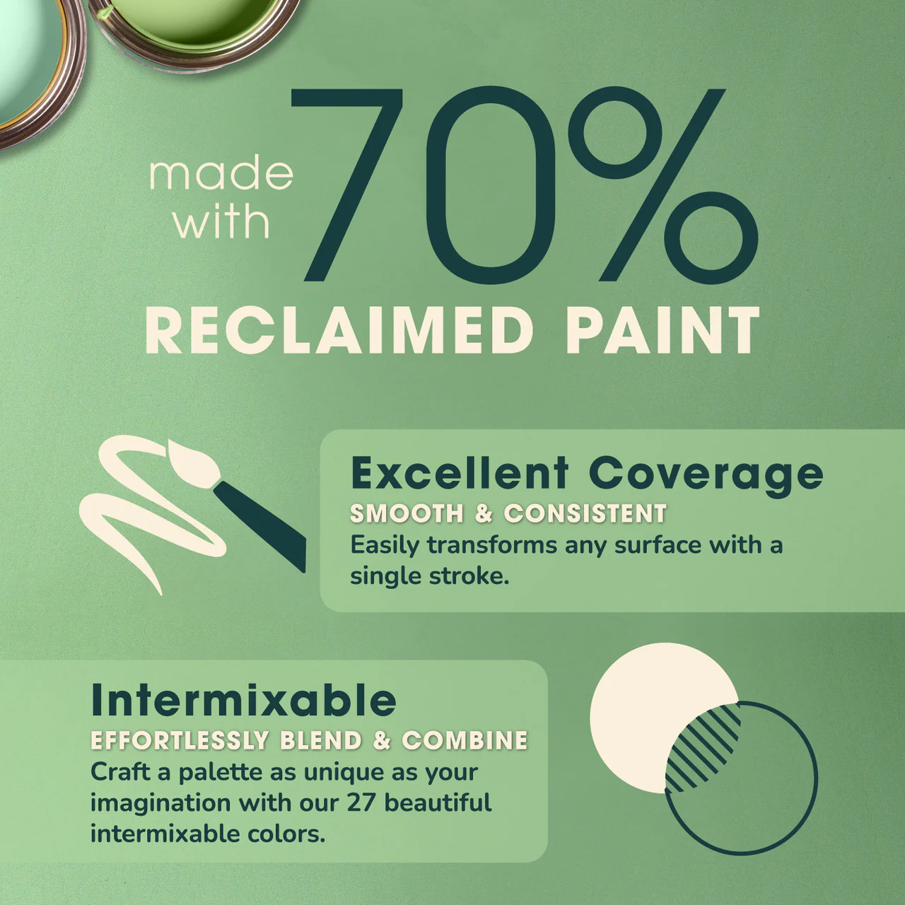 DecoEARTH Basic Brights Reclaimed Acrylic Paint Set - Image 3