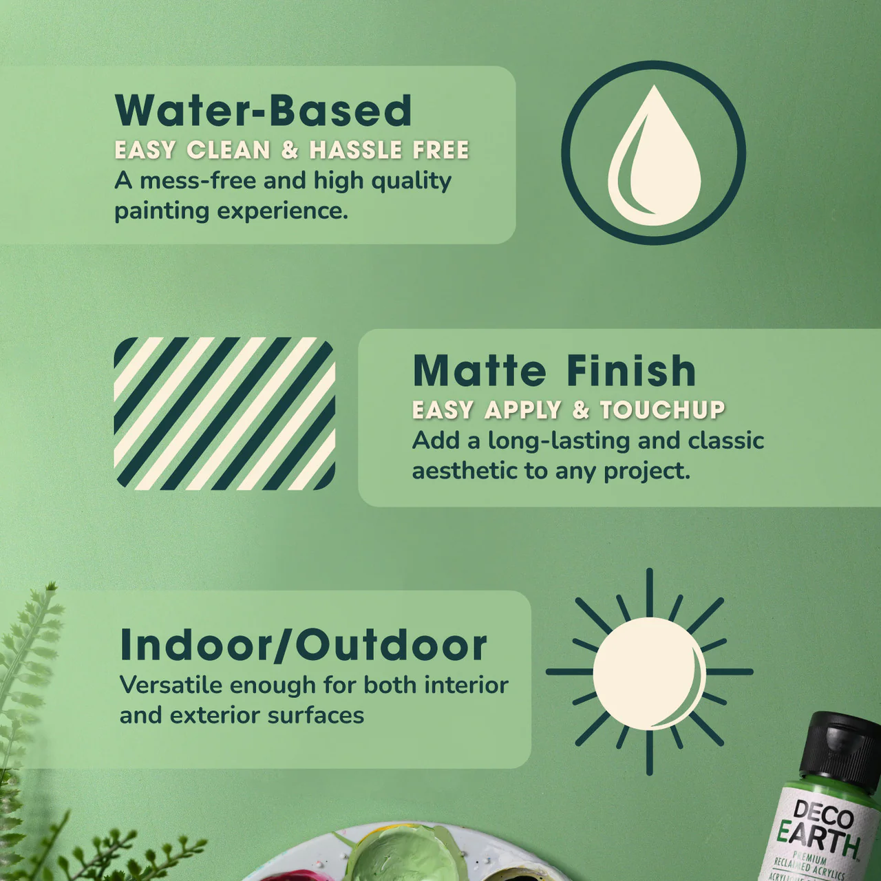 DecoEARTH Farm to Table Reclaimed Acrylic Paint Set - Image 4