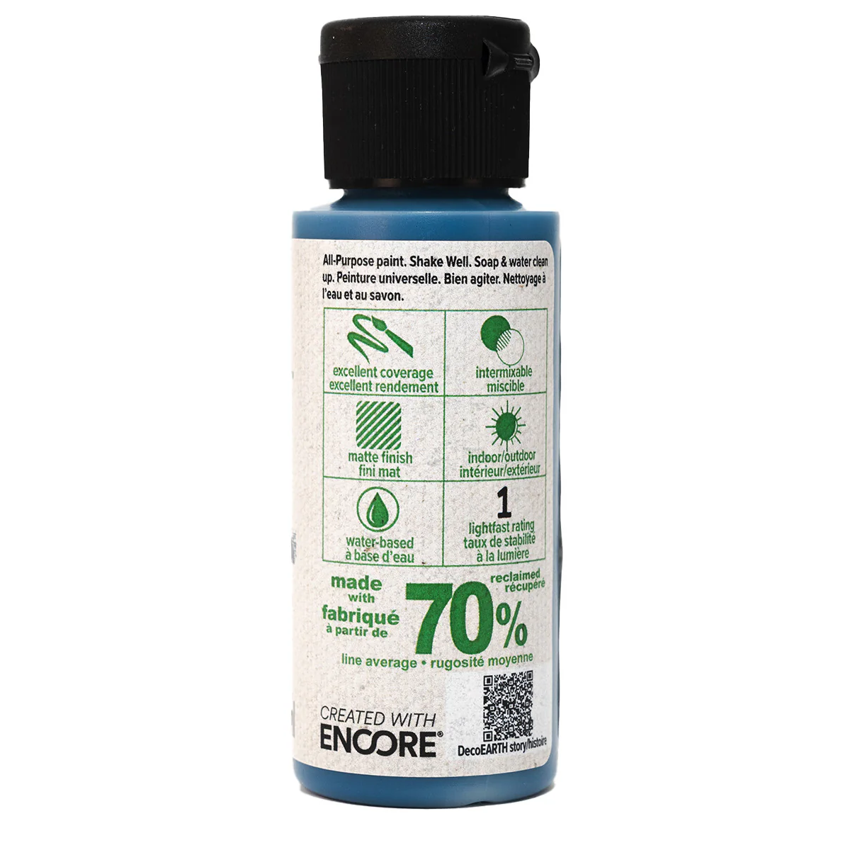 DecoEARTH Ocean Blue Reclaimed Acrylic Paint Set - Image 12
