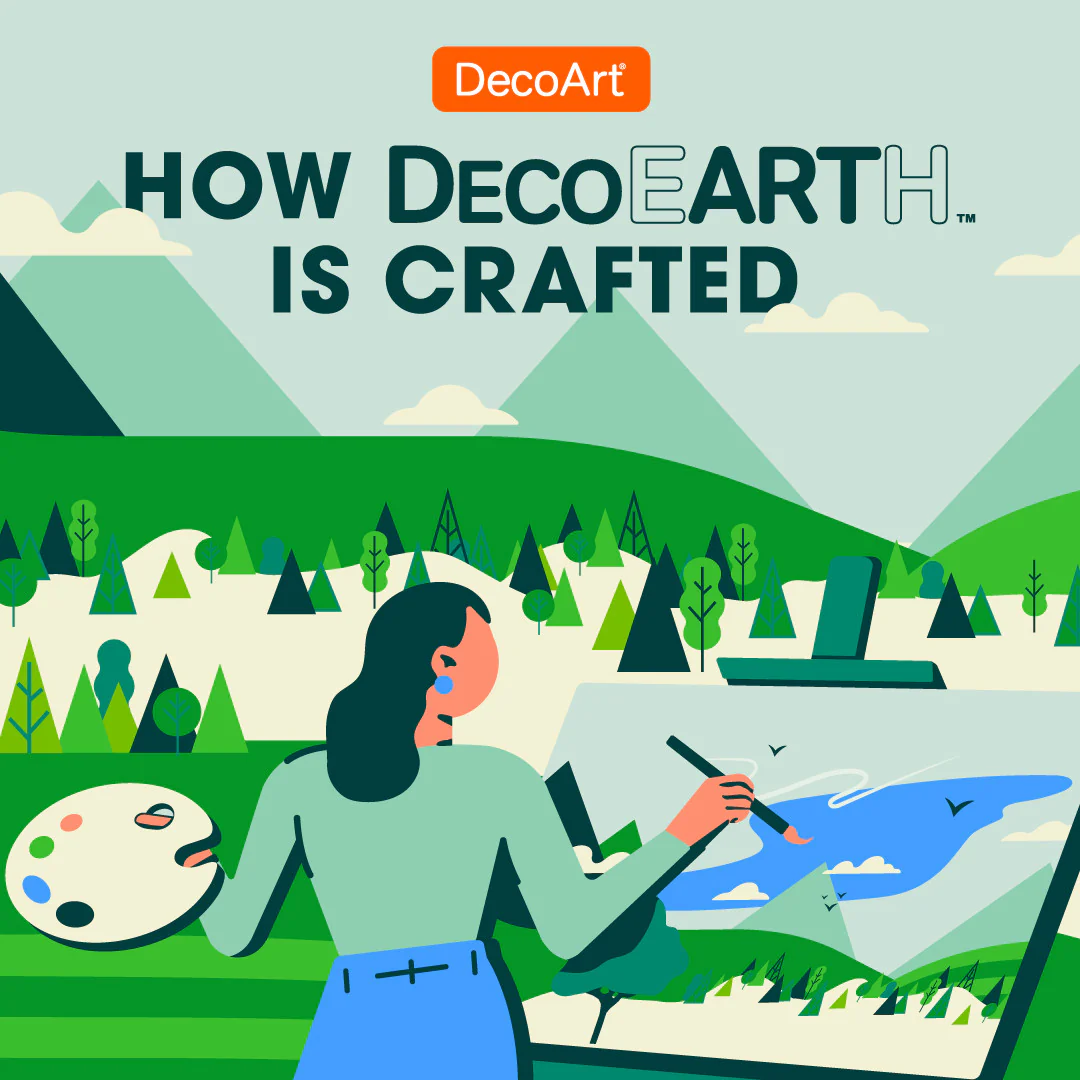 DecoEARTH Ocean Blue Reclaimed Acrylic Paint Set - Image 5
