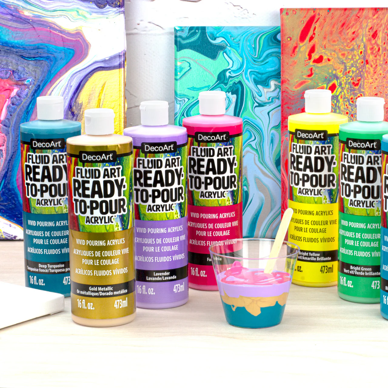 Fluid Art Ready to Pour Acrylics - Image 8