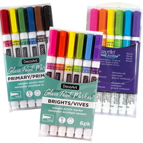 Glass Paint Marker Sets