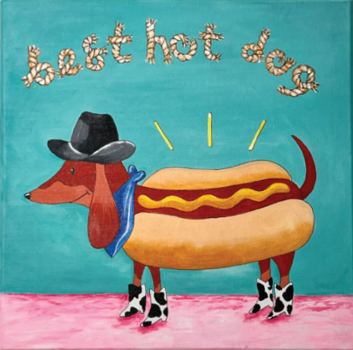 Hot Doggy Paint Party Kit - 12x12 - Image 5