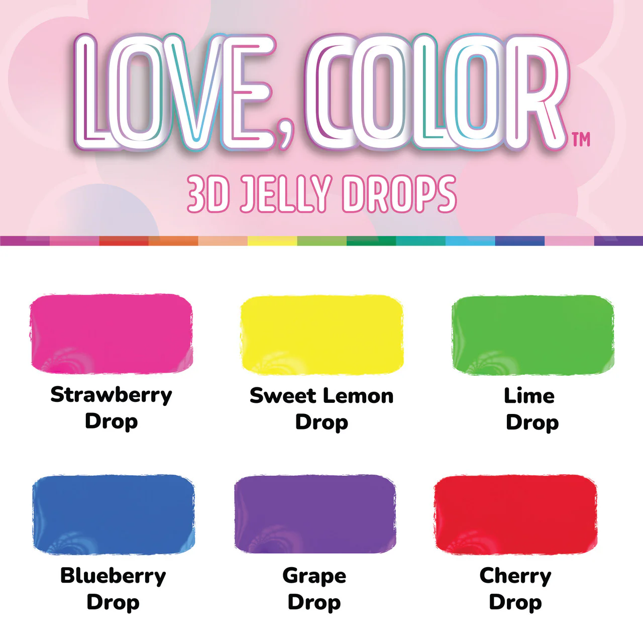 Love, Color 3D Jelly Drops Complete Set (6ct) - Image 4