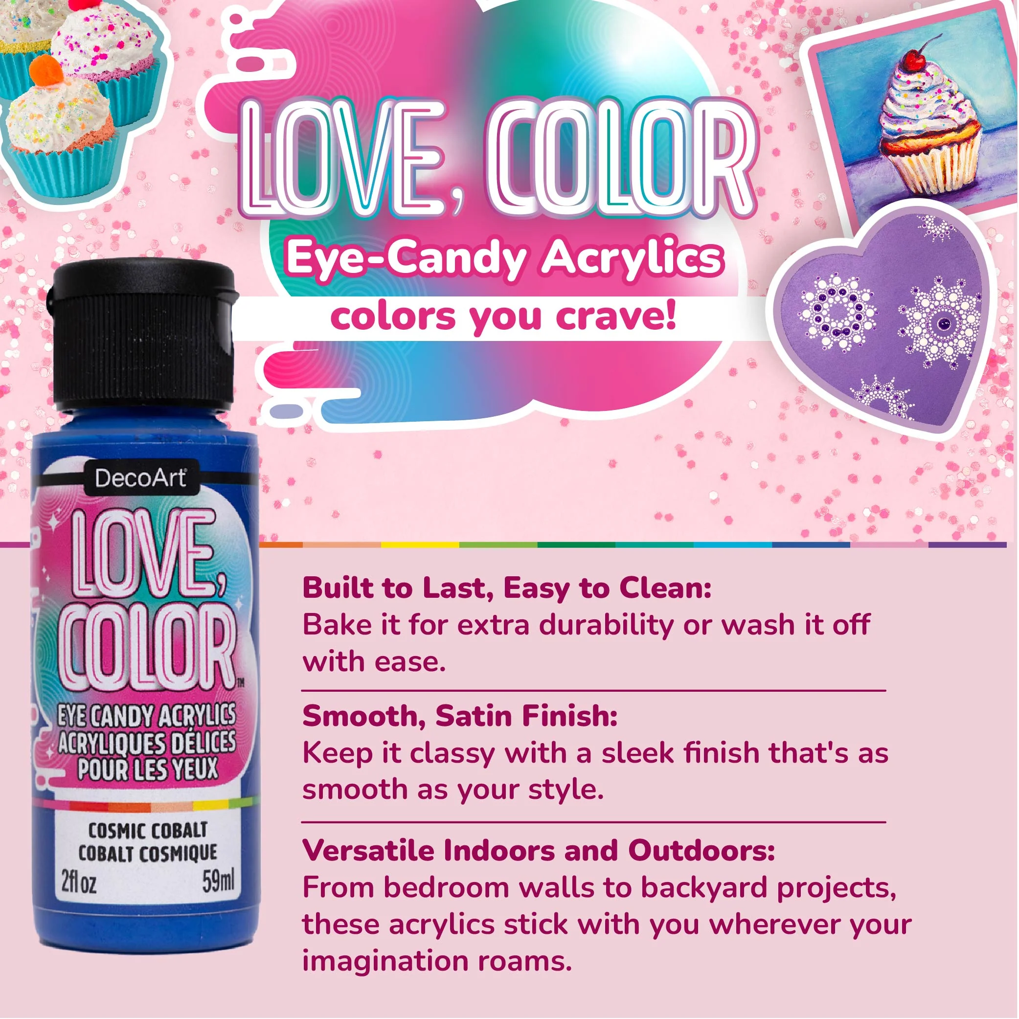 Love, Color Eye Candy Acrylics - Image 3