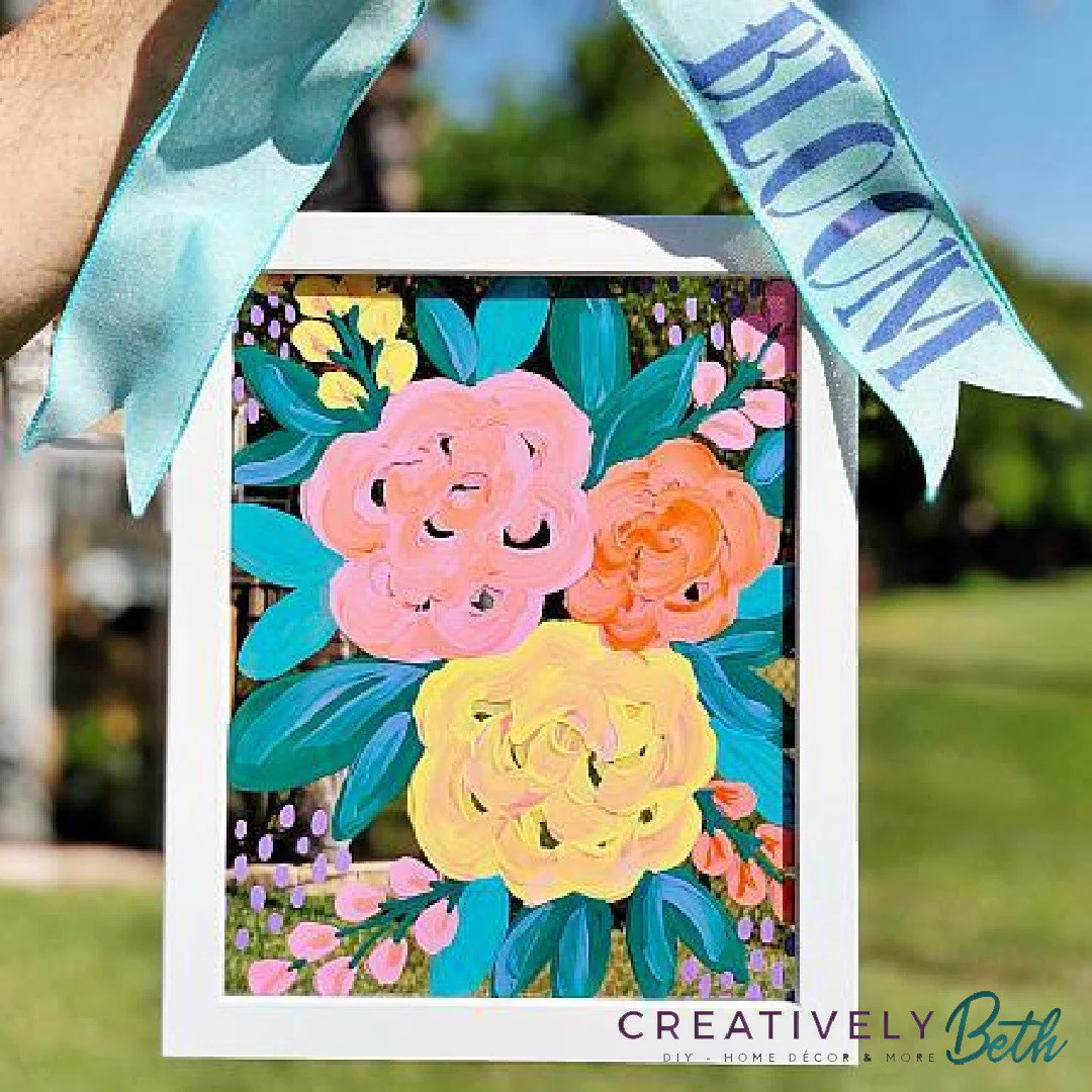 Modern Floral Acrylic Paint Set - Image 10