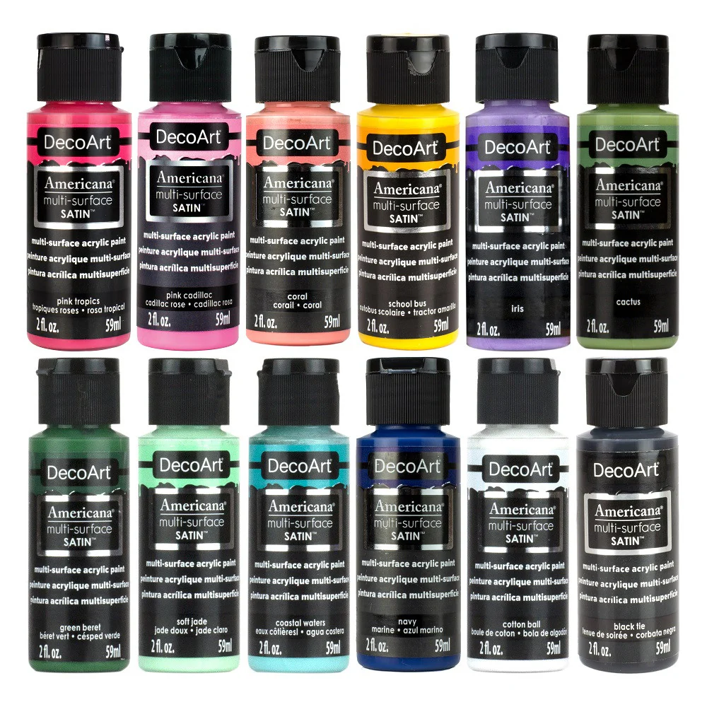 Modern Floral Acrylic Paint Set - Image 3