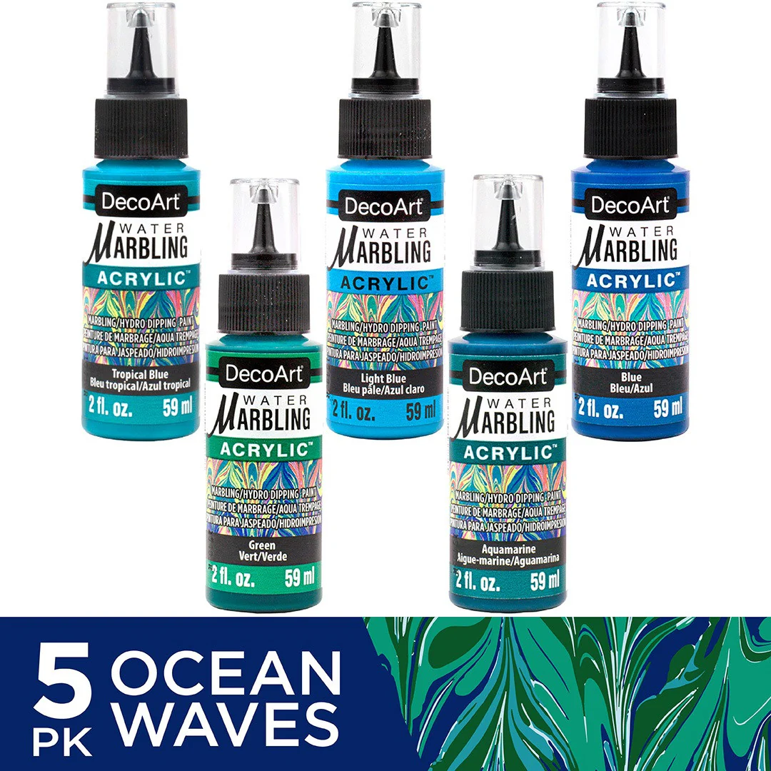 Ocean Waves Water Marbling Set - Image 2