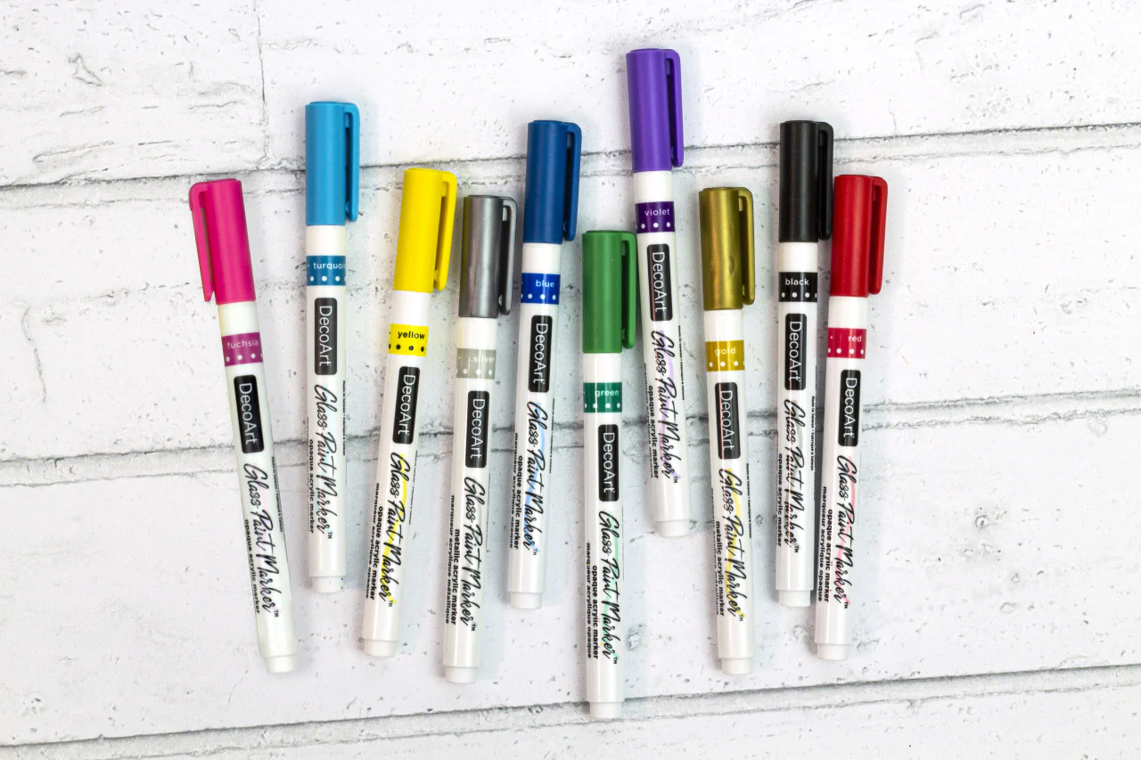 Opaque Glass Paint Markers - Image 2