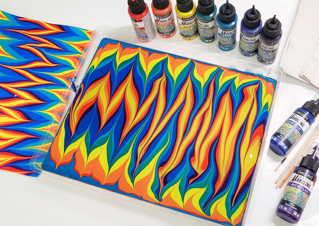 Over The Rainbow Water Marbling Set - Image 2