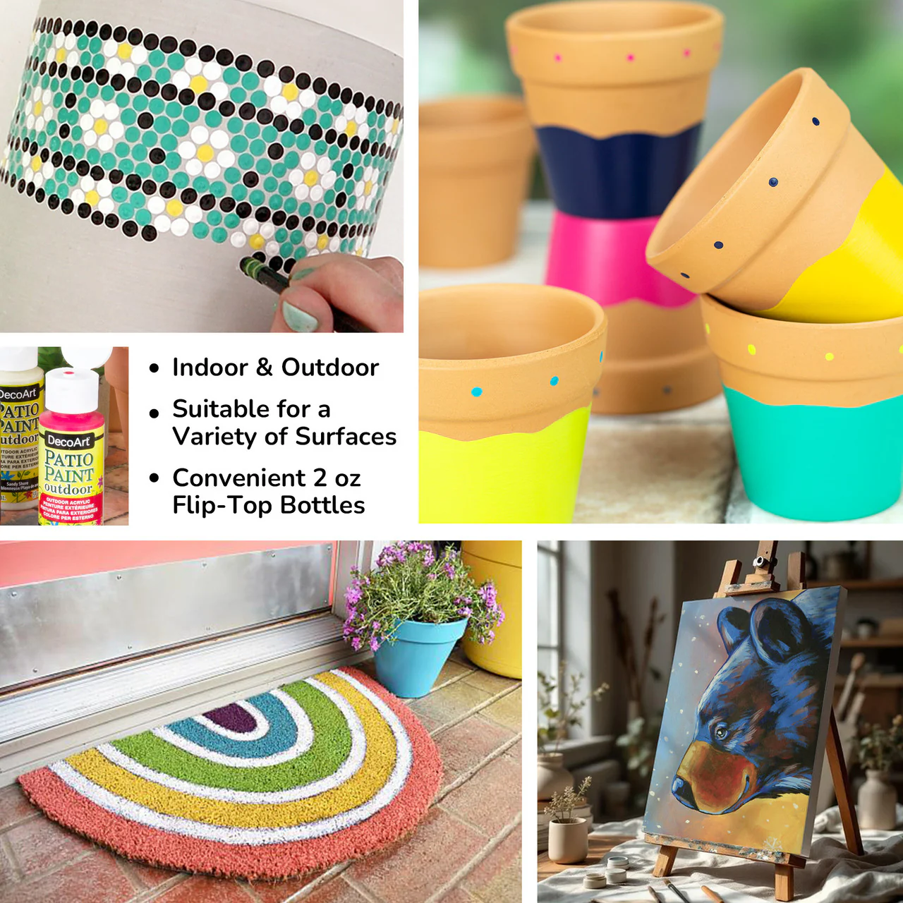 Pastel Patio Paint Outdoor Paint Set 24ct - Image 3