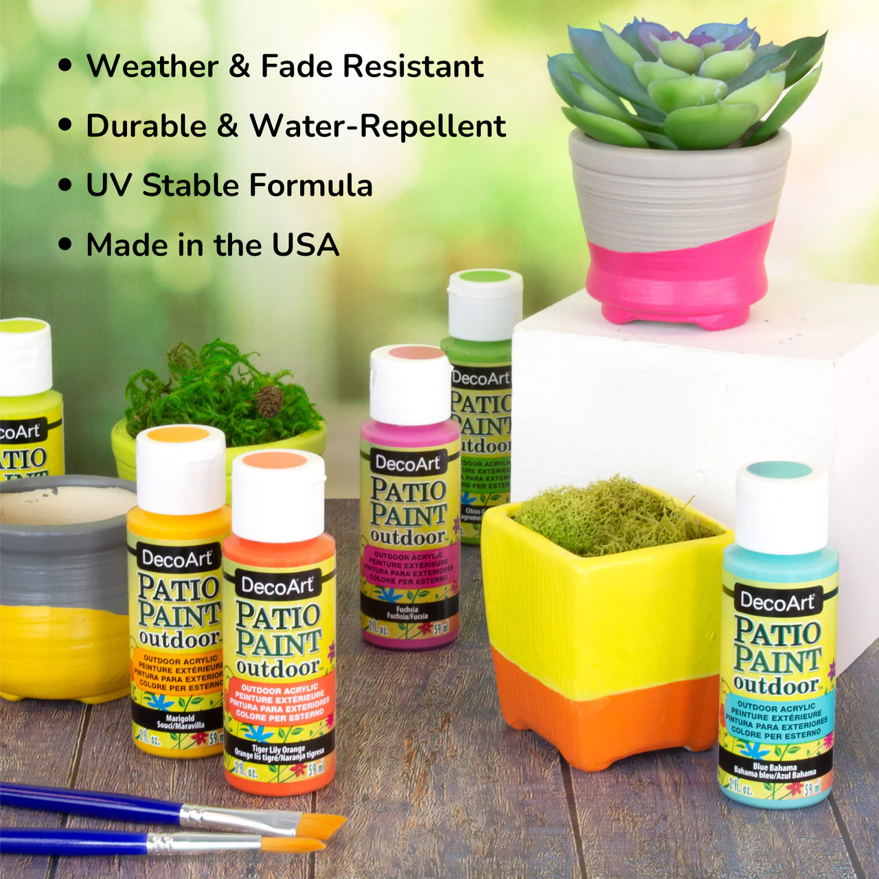 Pastel Patio Paint Outdoor Paint Set 24ct - Image 4