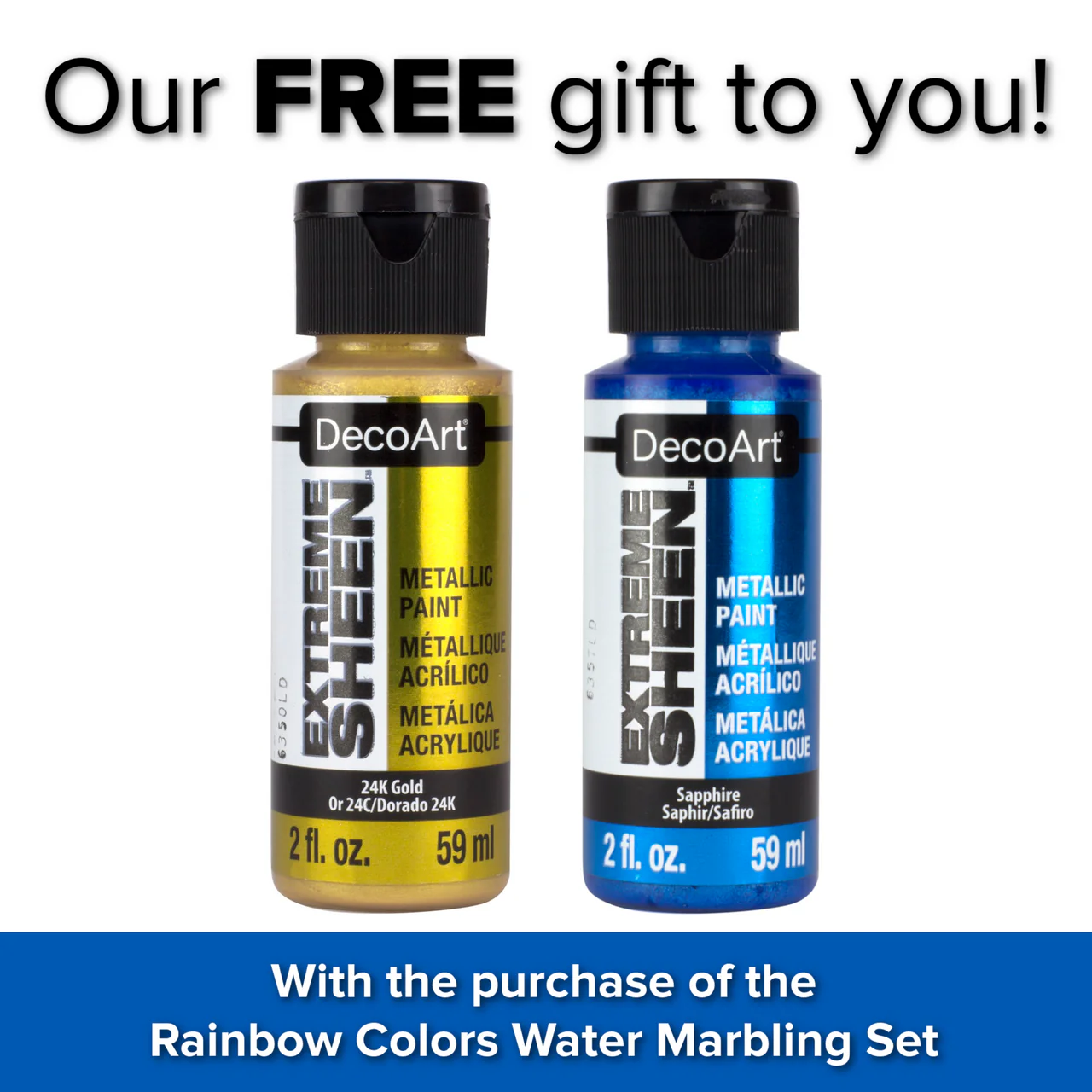Rainbow Colors Water Marbling Set - Image 3