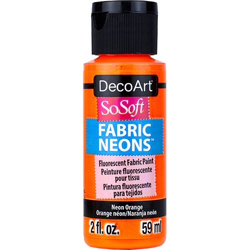 SoSoft Neon Acrylic Fabric Paint - Image 3
