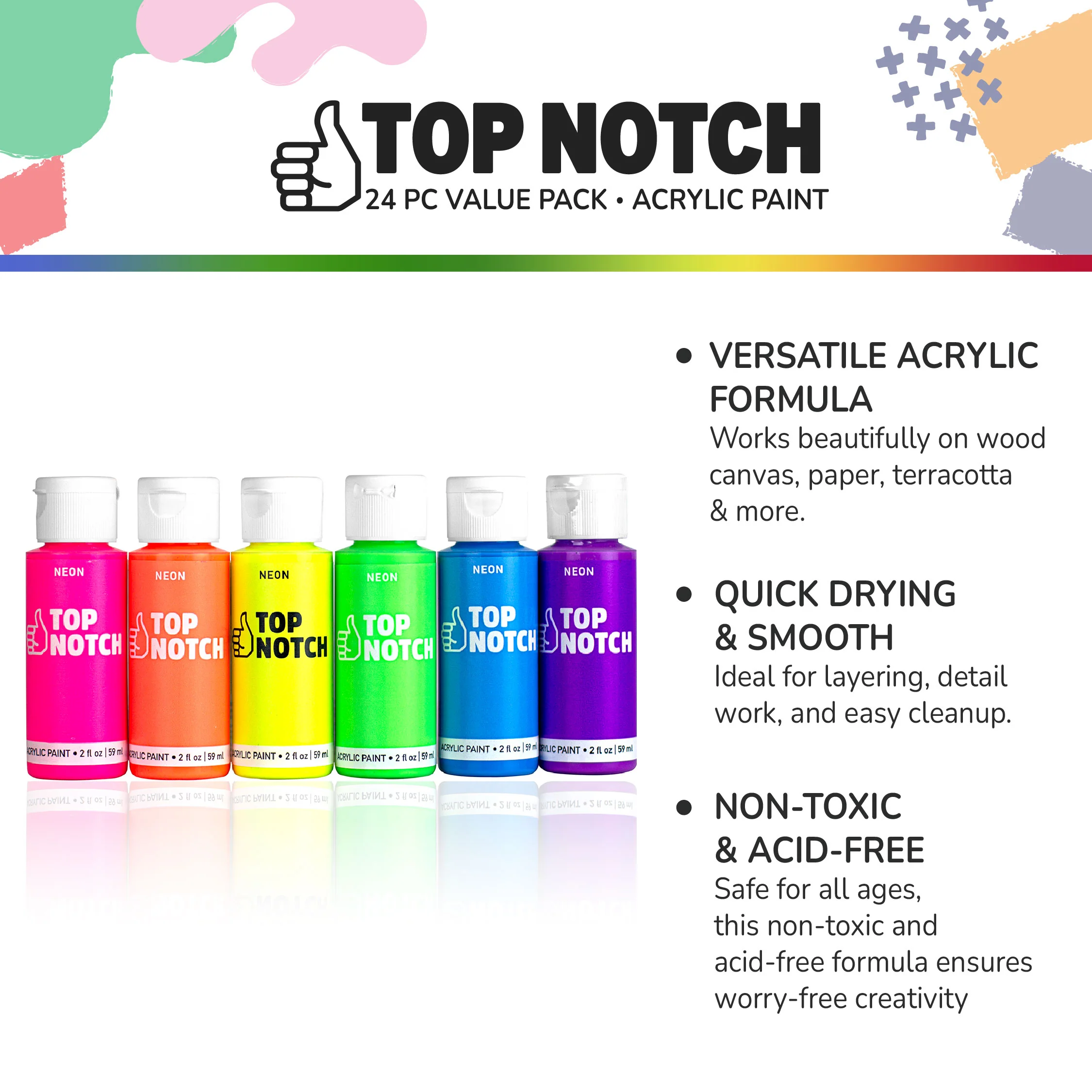 Top Notch Neons - 24 Count - Image 4