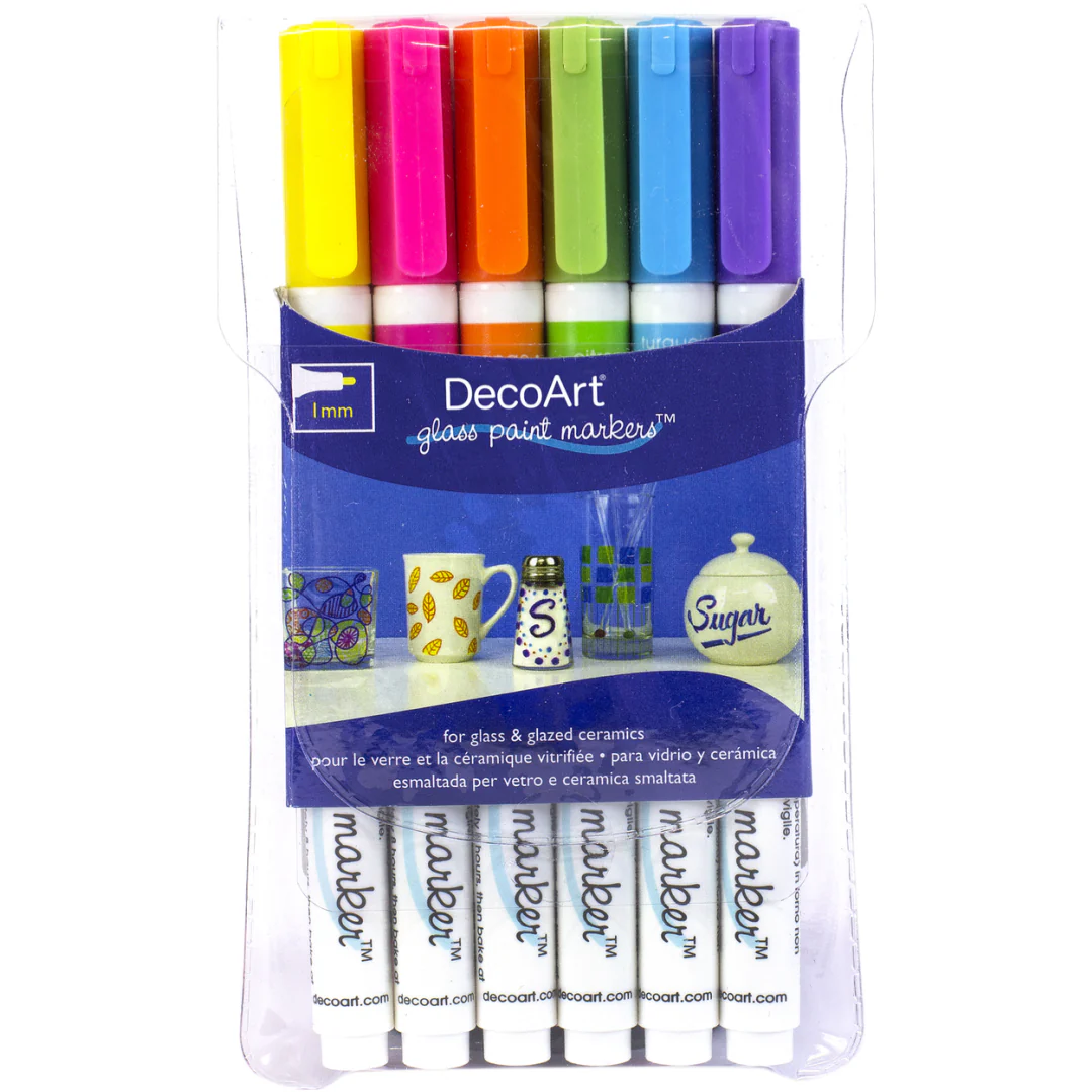 Transparent Glass Paint Markers