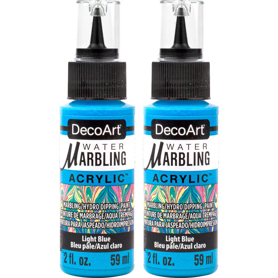 Water Marbling Paint Light Blue 2pk
