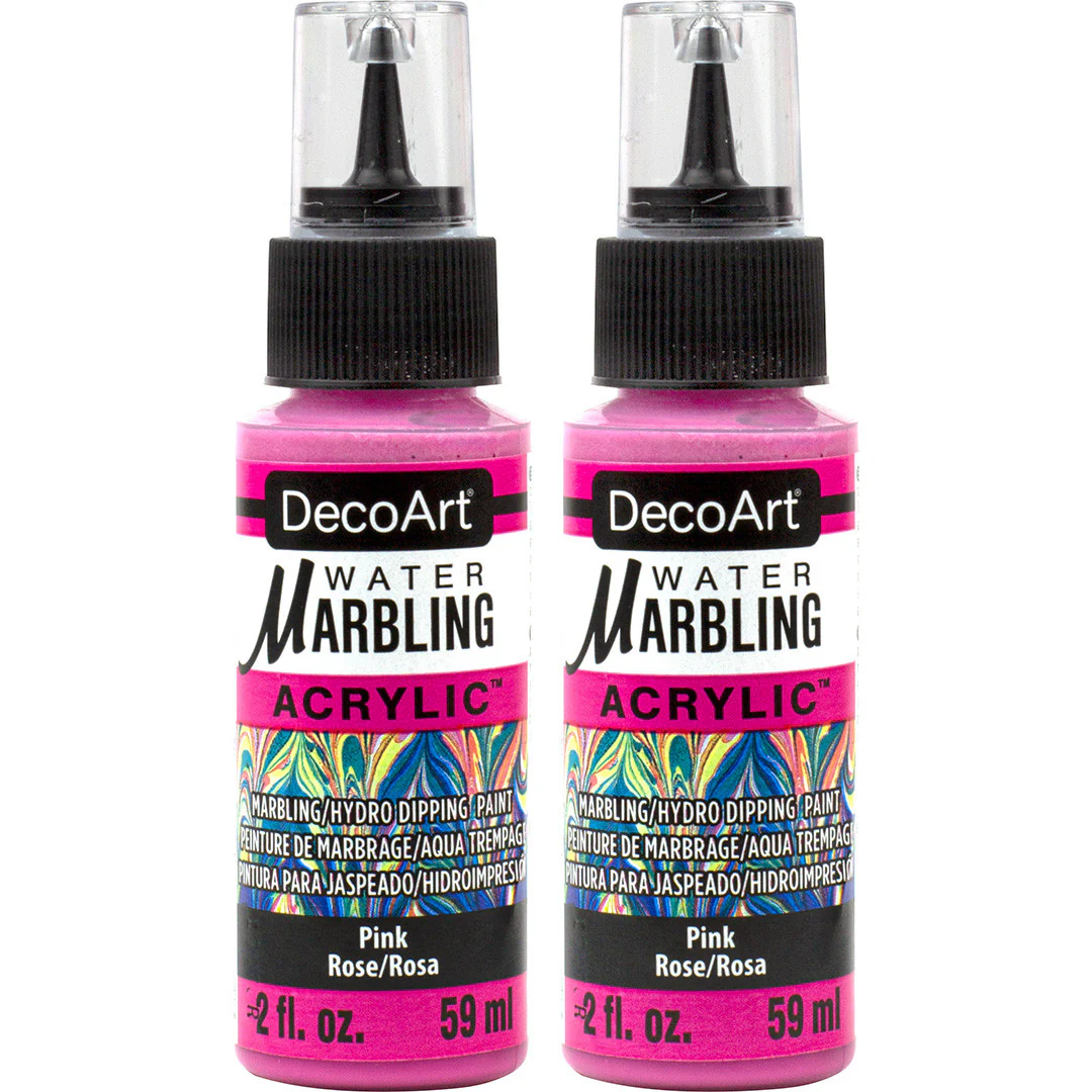 Water Marbling Paint Pink 2pk