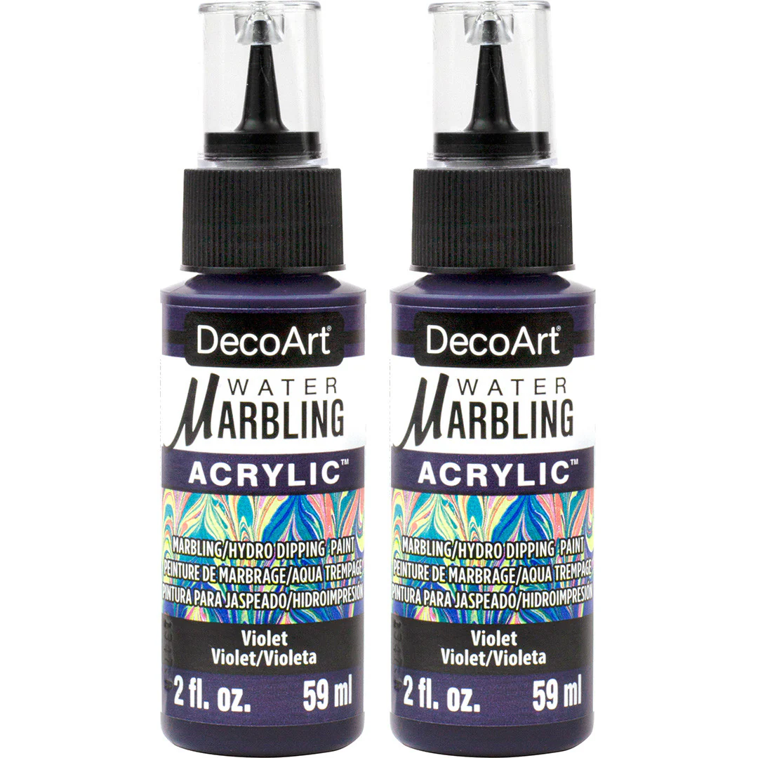 Water Marbling Paint Violet 2pk